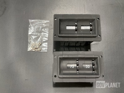 (2) Digitran 09-R-0181 Rotary Thumbwheel Switches