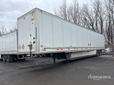 2017 Wabash 53 ft x 102 in T/A Van Trailer