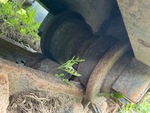 Undercarriage with Left Track Rollers