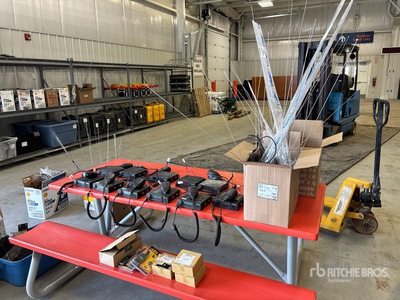 Quantity of (11) Kenwood NX3720HG Radio Accessories & Radios