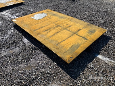 Quantity of (2) 2026 AGT 5 ft x 8 ft (0.75 in Thick) Steel Plates (Unused)