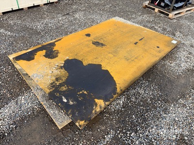 Quantity of (2) 2026 AGT 5 ft x 8 ft (0.75 in Thick) Steel Plates (Unused)