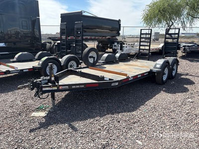 2020 Pratt 14 ft T/A Equipment Trailer