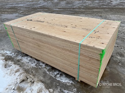 Quantity of (60) 1/2 in 4x8 CSP/DFP No Stamp Plywood (Unused)