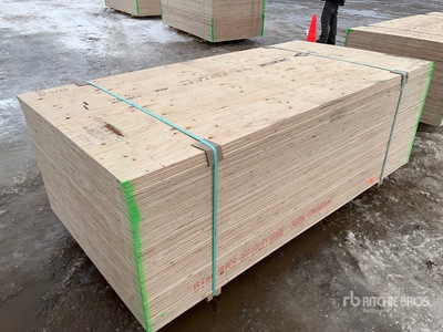 Quantity of (50) 5/8 in 4x8 CSP/DFP No Stamp Contreplaqué (Unused)