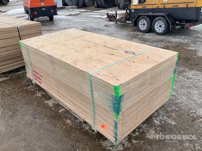 Quantity of (40) 3/4 in 4x8 CSP/DFP No Stamp Contreplaqué (Unused)