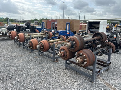 Quantity of (4) Iron Skids