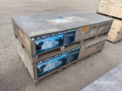2025 AGR-MS2642 26 ft x 42 ft Metal Garage Budynek magazynowy (Unused)