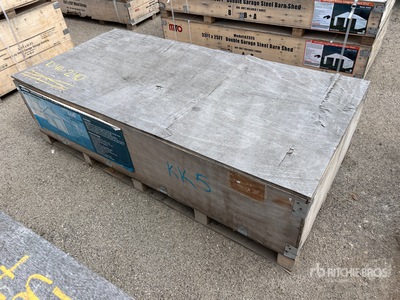 2025 AGR-MS2322 22 ft x 23 ft Double Garage Metal Edificio de almacenaje (Unused)