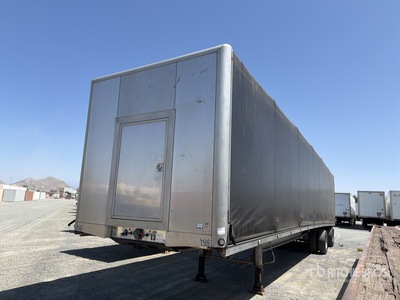 2007 Manac AAF-48 48 ft T/A Zijtrailer met gordijn