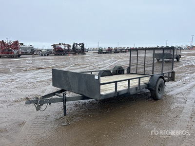2018 SWS 14 ft S/A Utility Trailer
