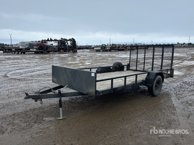 2018 SWS 14 ft S/A Utility Trailer