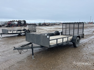 2018 SWS 14 ft S/A Utility Trailer