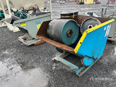 Quantity of (2) Dump Hoppers, Conveyor Pulleys