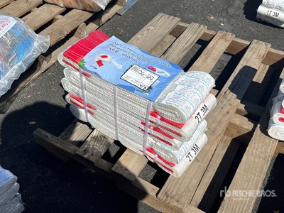 Quantity of (20) 2 in x 9.8 ft Heavy Duty Industrial Polyester Lifting Strap (Unused)