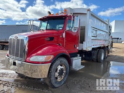 2008 Peterbilt 340 6x4 Rear Loader شاحنة جمع النفايات
