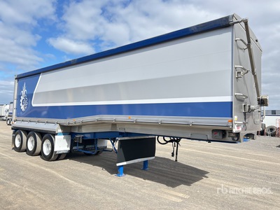 2023 Sloanebuilt 10.2 m Tri/A Step Deck End Dump Trailer