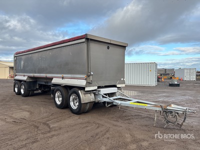 2017 Sloanebuilt 7.9 m Quad Dog kiep aanhangwagen
