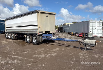 2014 Tefco 9.2 m 5/Axle Dog kiep aanhangwagen