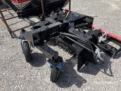 2026 GIYI GY-MPR42 42 in Mini Skid Steer Power Rake (Unused)