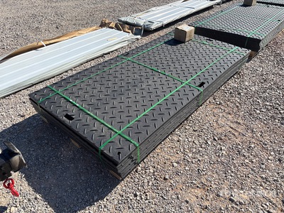 Quantity of (12) 2026 SKLP SK-LJB12 Polyethylene Sheet Ground Protection Mats (Unused)