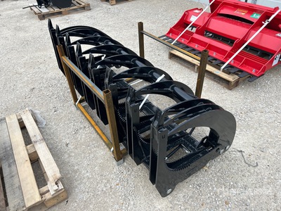 2026 GIYI GY-CLG72 72 in Grapple Skid Steer Root Rake (Unused)