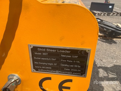 2026 SDLOOL SL360T Skid Steer Loader (Unused)