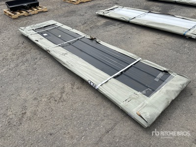 Quantity of (50) 2026 SKLP SKH50 12 ft Galvalume Steel Siding Roofing Sheets その他 - 店舗 & 倉庫 (Unused)