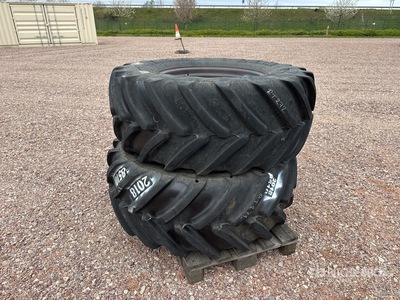 Quantity of (2) Michelin 540/65R28 F Roues Räder