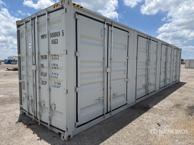 2025 40 ft High Cube Multi-Door Storage Container