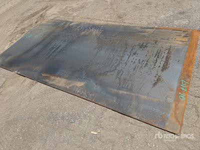 2026 SKLP 5 ft x 10 ft (0.4 in Thick) Steel Plate (Unused)