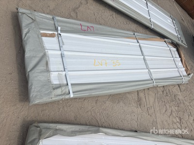 Quantity of (50) 2026 SKLP SK-XH50 10ft Galvalume Steel Siding Roofing Structural Steel (Unused)