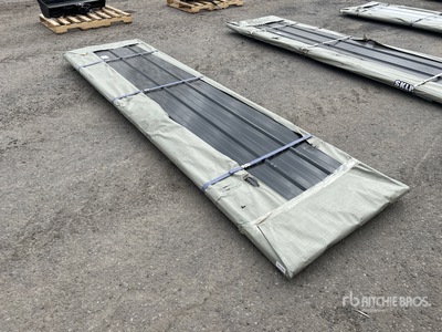 Quantity of (50) 2026 SKLP SKH50 12 ft Galvalume Steel Siding Roofing Sheets その他 - 店舗 & 倉庫 (Unused)