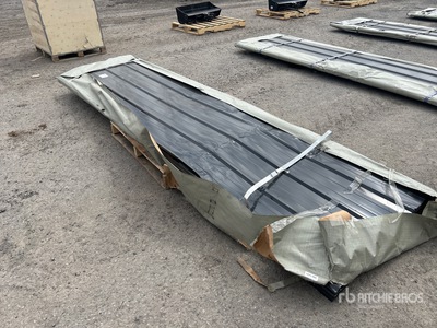 Quantity of (50) 2026 SKLP SKH50 12 ft Galvalume Steel Siding Roofing Sheets その他 - 店舗 & 倉庫 (Unused)