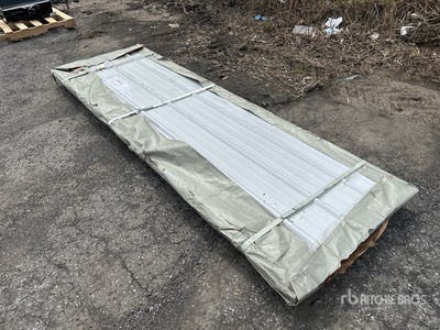 Quantity of (50) 2026 SKLP SK-XH50 10 ft Galvalume Steel Siding Roofing Sheets その他 - 店舗 & 倉庫 (Unused)