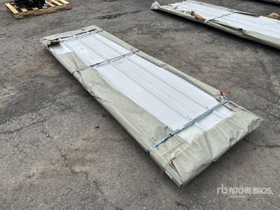 Quantity of (50) 2026 SKLP SK-XH50 10 ft Galvalume Steel Siding Roofing Sheets その他 - 店舗 & 倉庫 (Unused)