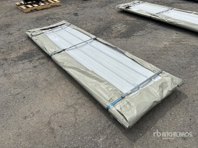 Quantity of (50) 2026 SKLP SK-XH50 10 ft Galvalume Steel Siding Roofing Sheets その他 - 店舗 & 倉庫 (Unused)