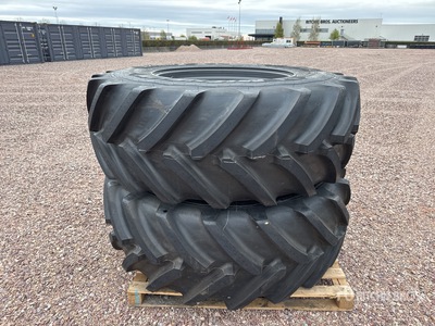 Quantity of (2) Michelin 710/70R42 VF TL 182D Roues Räder