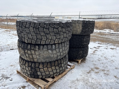 Quantity of (6) Techking 17.5R25 Motor Grader Tires