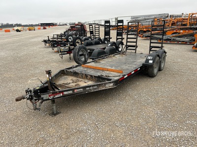2020 Pratt 14 ft T/A Equipment Trailer