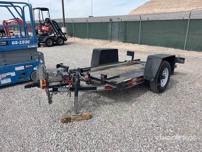 MMDI 410LPT 10 ft S/A Tilt Deck Trailer
