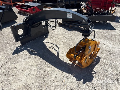 2026 GIYI GY-RG63 67 in 2200 lb Rotating Skid Steer Grapple (Unused)