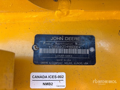 2018 John Deere 544KII Wheel Loader