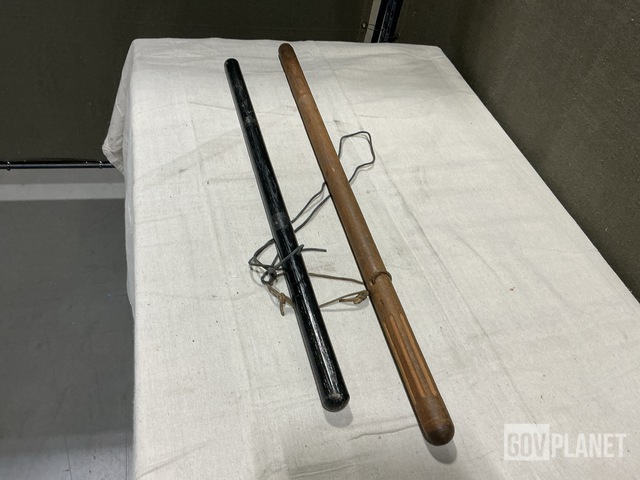 (157) Wooden Batons