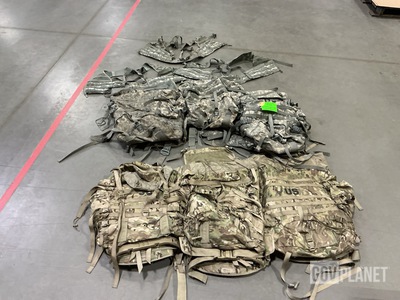 (11) Large Field Pack Sets, (14) Assault Packs & Assorted Items