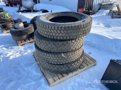 Quantity of (4) Michelin 11R24.5 Tires