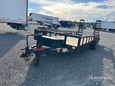 2019 Texas Pride 20 ft T/A Remolque Portamaquinaria