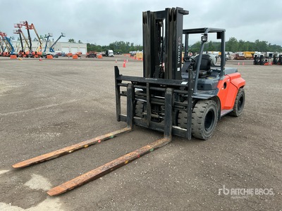 2018 Toyota 8FG70U 13000 lb Pneumatic Tire Gabelstapler