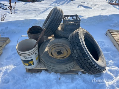 (3) Tires, Chains & (45) Cultivator Sweep