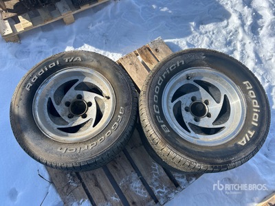 Quantity of (4) BFGoodrich 225/60R14 265/50R14 Tires